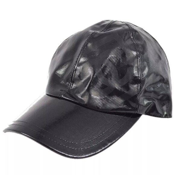 Chanel Sport Line Cap Hat Black #M Small Good - Picture 2 of 12
